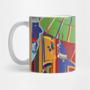 abstract throne room art Mug